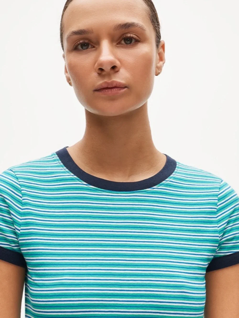 J crew Vintage jersey ringer T-shirt in stripe